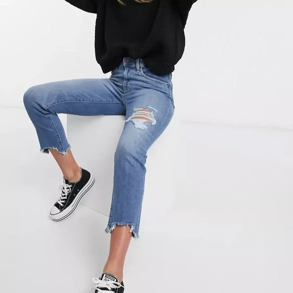 Levis 724 store straight crop